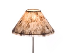 Lampshade Wild small feathers