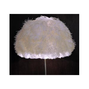 Lampskärm Ostrich White Large