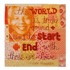 The world is truly round...Present/ hälsningskort