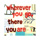 Whereever you go..Present/ hälsningskort - bild 1